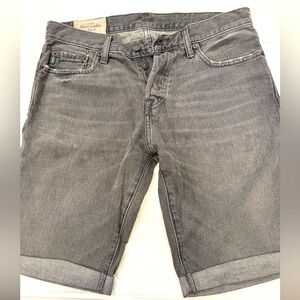 Abercrombie & Fitch Jean Shorts Black grey wash Size Waist 31